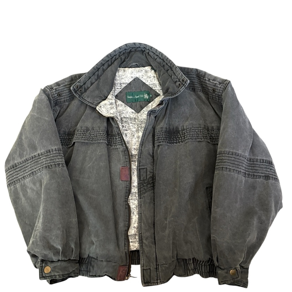 Men's Vintage Black Denim Jacket